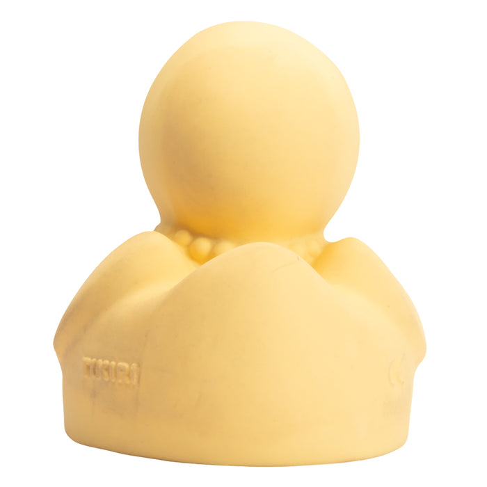Tara the Duck - Organic Natural Rubber Teether, Rattle & Bath Toy