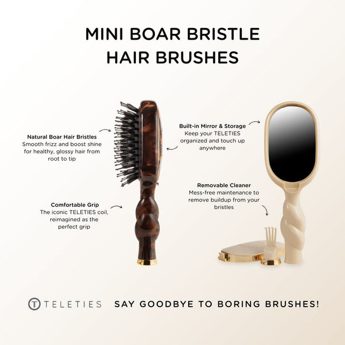 Teletie Mini Boar Brush