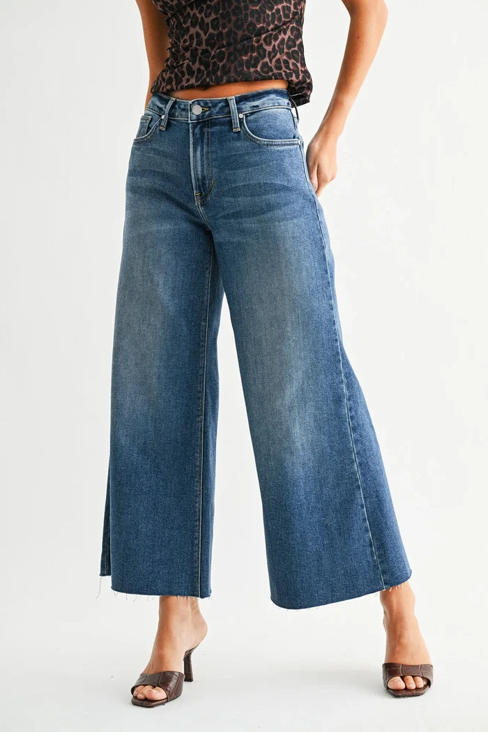 The Wide Leg Flare Crop