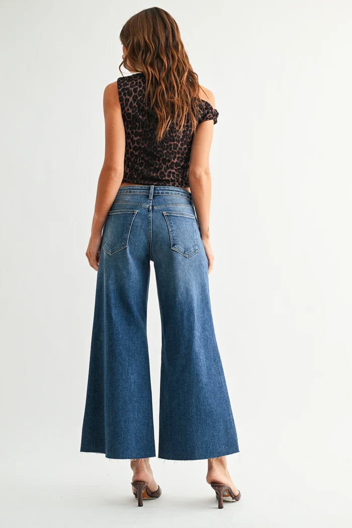 The Wide Leg Flare Crop