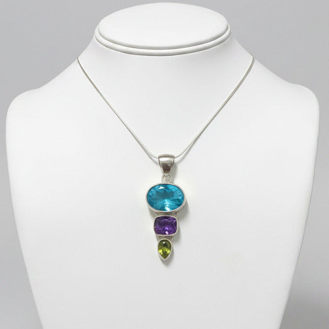Three Stone Necklace