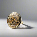 Tibetian Copper Sho Coin Ring 1918-1928 Size 8.5