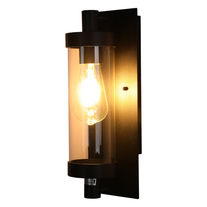 Timeless Elegance Wall Sconce, Glass & Aluminium, E27, In/Out