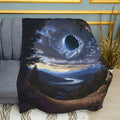 Twilight Fantasy Graphic Print Plush Fleece Throw Blanket
