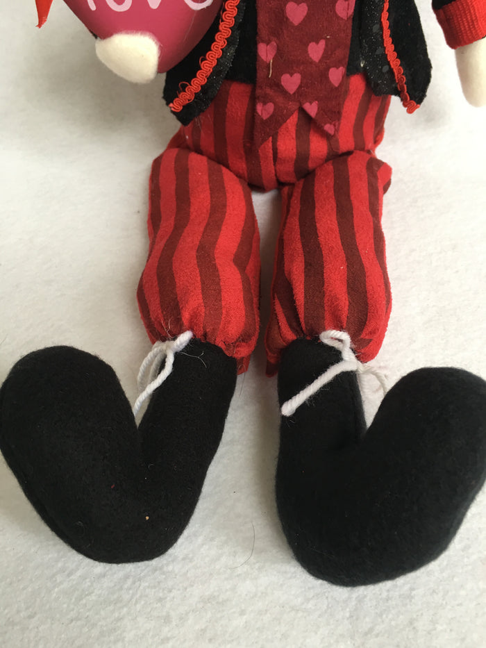 Valentine Boy or Girl Plush Mouse
