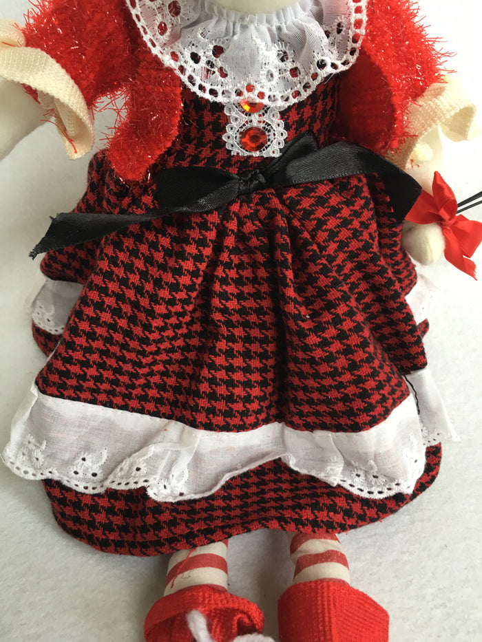 Valentine Boy or Girl Plush Mouse
