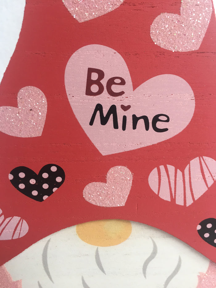 Valentine Gnome Block Sitter