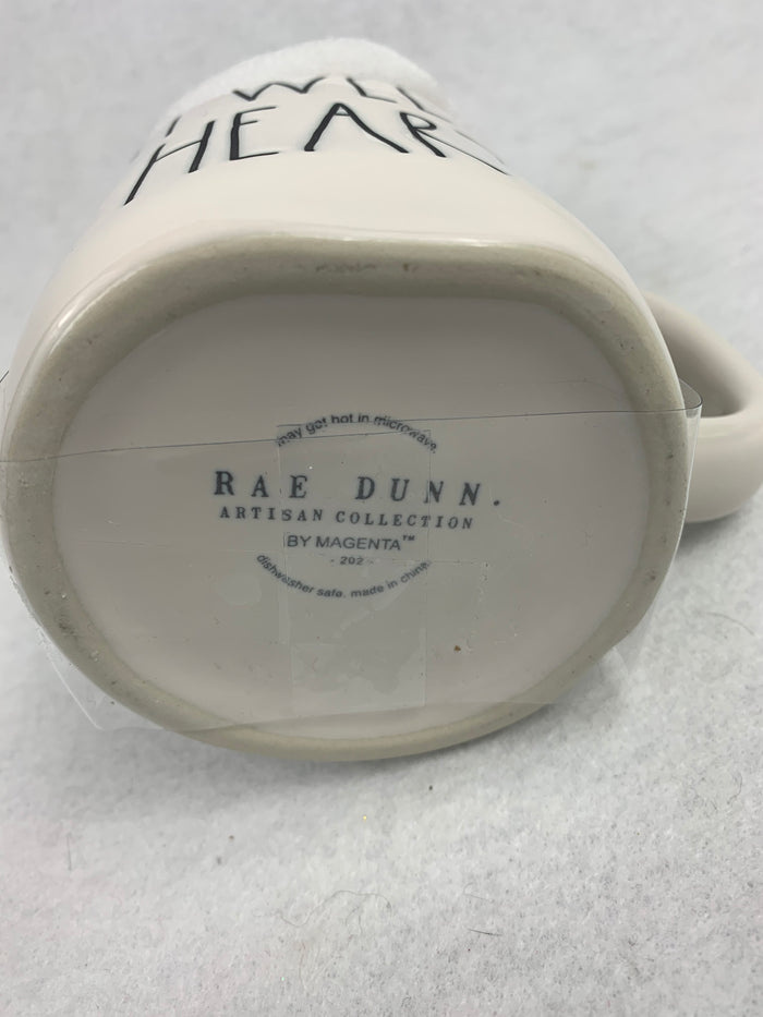 Valentine Tweet Heart Ceramic Mug by Rae Dunn