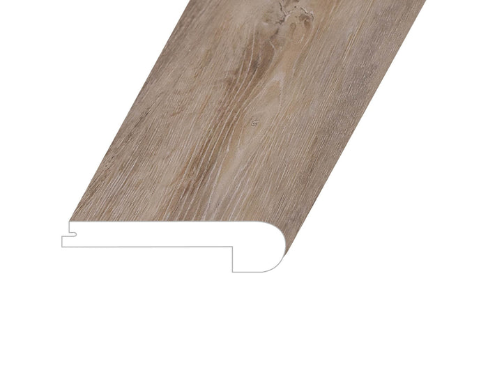 Vinyl Moldings - Amare Collection - Revered Ecru in Flush Stair Nose