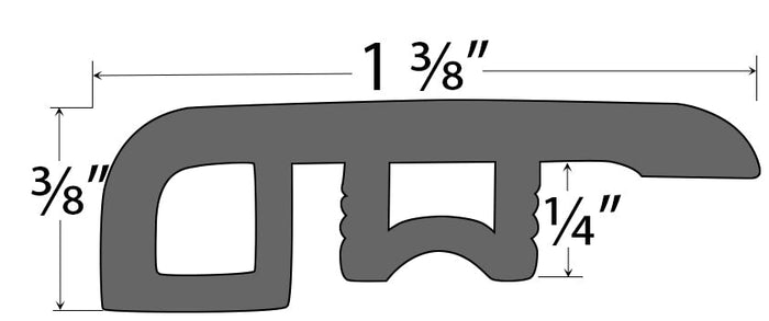 Vinyl Moldings - Contemporary Collection - Gun Stock — view 2