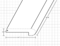 Vinyl Moldings - Hutrindo Collection - Kakanda in Flush Stair Nose