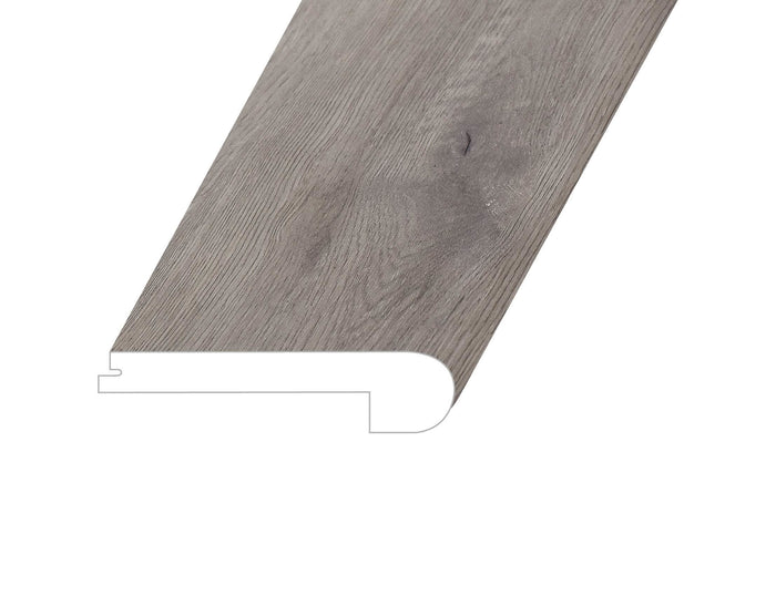 Vinyl Moldings - Meraki Collection - Tranquil Grey in Flush Stair Nose