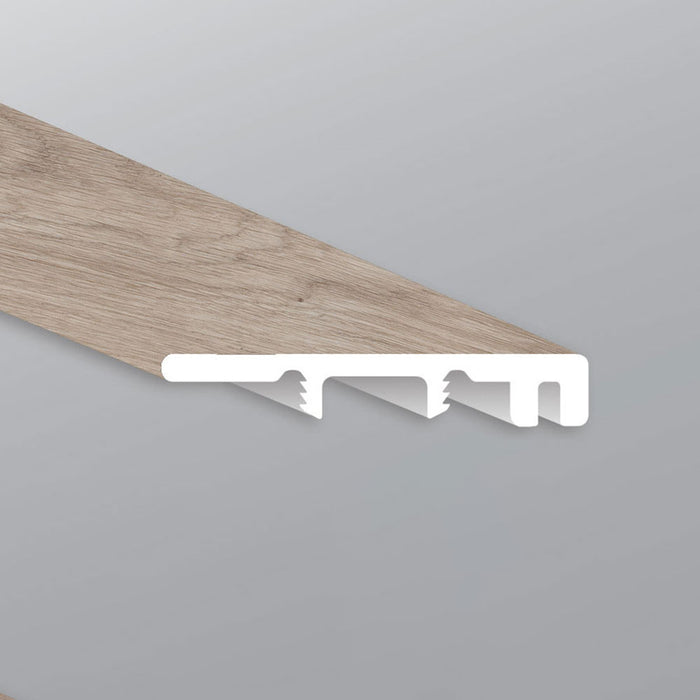 Vinyl Moldings - Redondo - Washed Oak in End Cap