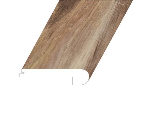 Vinyl Moldings - Veritas Collection - Enriched Cedar in Flush Stair Nose