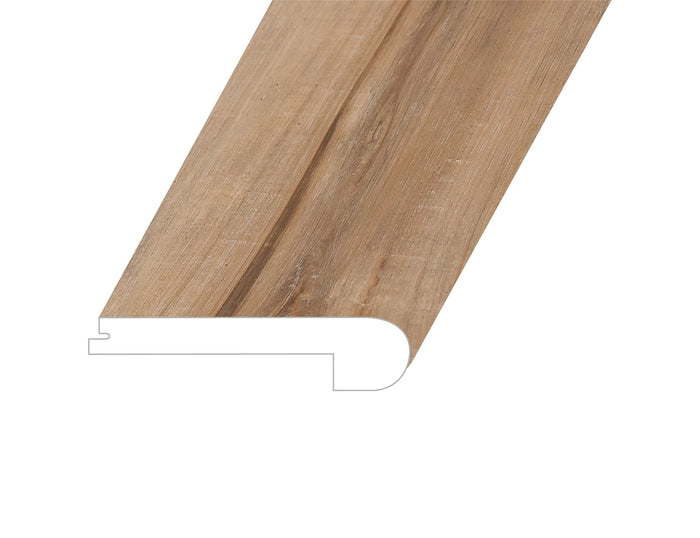 Vinyl Moldings - Victorum Collection - Lithe Sequoia in Flush Stair Nose