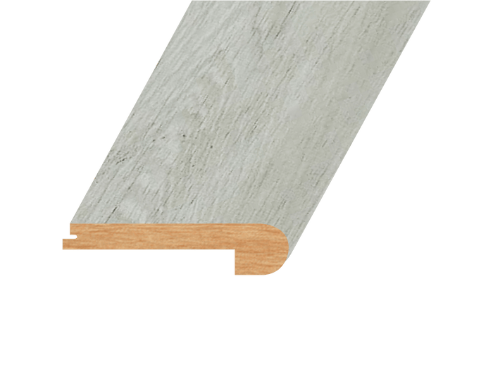 Vinyl Moldings - XL Omnia Collection - Smoked Pewter in Flush Stair Nose