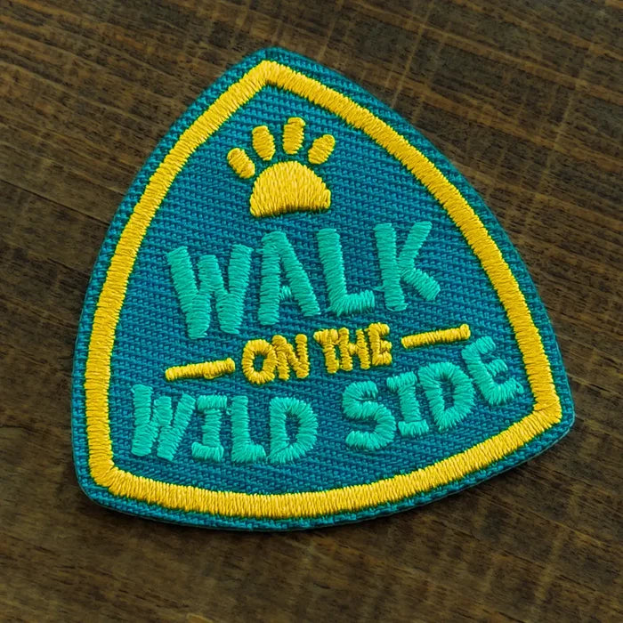 Walk on the Wild Side | Velcro or Iron-On Patch for Pets
