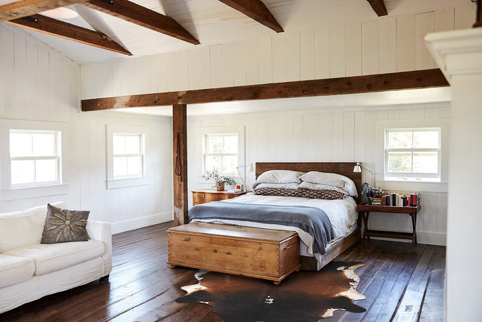 Brown with Red Cowhide Rug #B10539