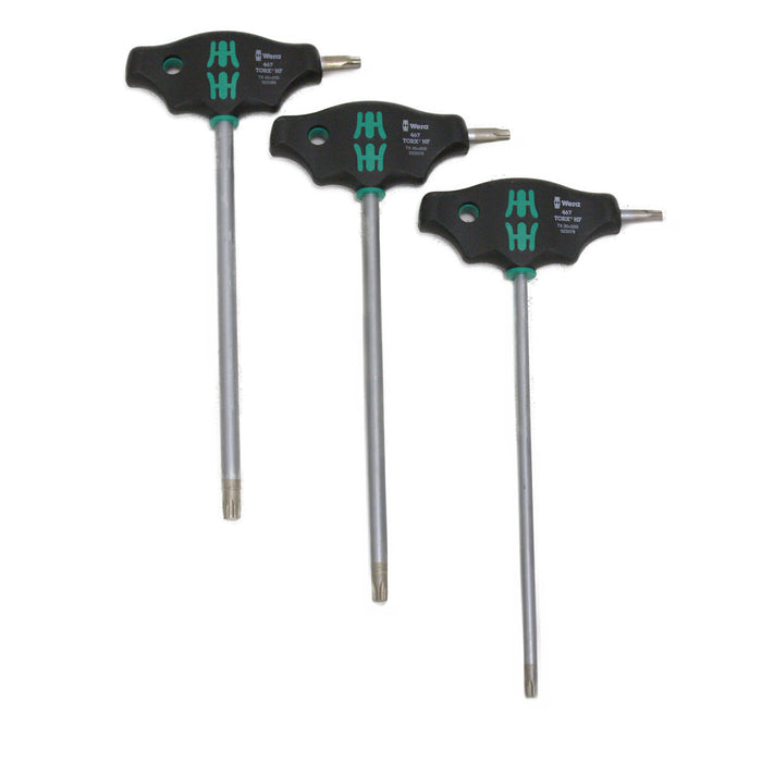 Wera 05023452001 467/7 Hf Set 7Pc T-Handle Torx Driver With Holding Function