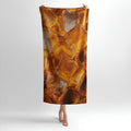 Whiskey with Ice Print - Soft Cotton Terry Bath & Beach Towel