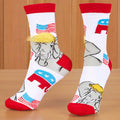 Women's and Men's Political Crew Socks, Right Wing