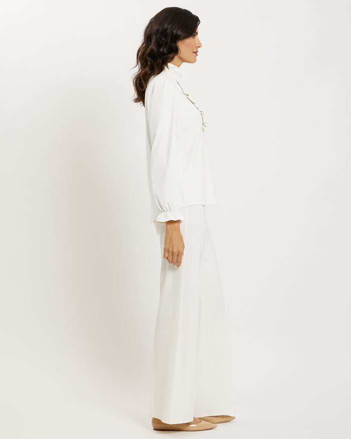 Wren Top - Brushed Jude Cloth