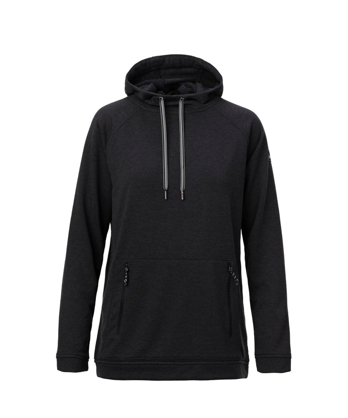 studio image of strafe outerwear 2023 ws tech hoodie in black color