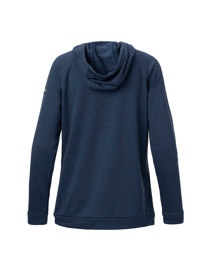 studio image of strafe outerwear 2023 ws tech hoodie in deep navy color