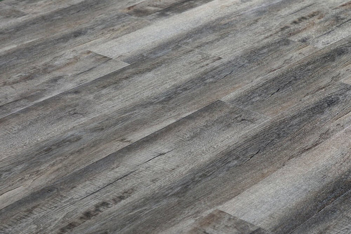 XL Jumbo Waterproof 6.5mm Rigid Core Luxury Vinyl Plank Flooring in Grey Brushed French Oak