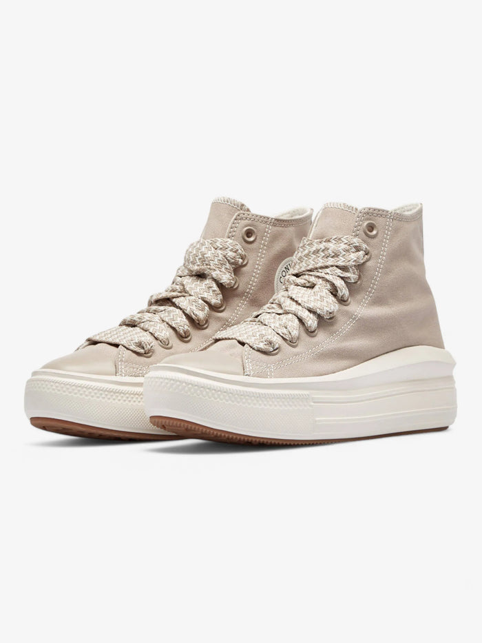 Zapatillas Converse Chuck Taylor Move Hi Platform Beige - OUTLET