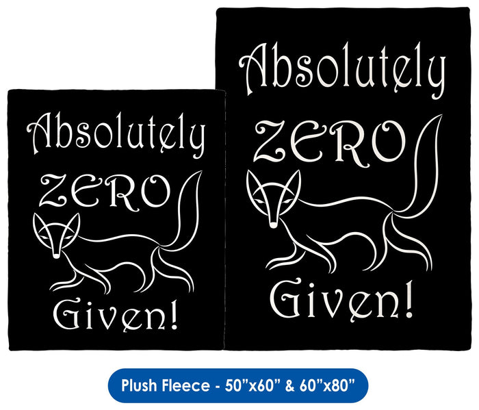 Zero Fox - Throw Blanket / Tapestry Wall Hanging